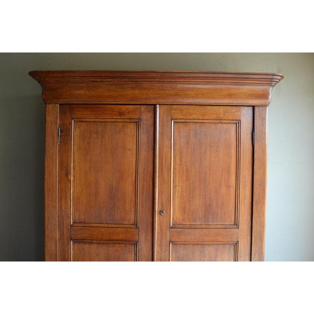 Antique Louis Philippe Oak Cabinet For Sale - Image 3 of 11