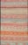 Textile Mid 20th Century Vintage Turkish Kilim With Horizontal Stripes and Tribal Motifs in Bright Tones For Sale - Image 7 of 10