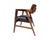 Gunlocke Vintage Mid Century Modern Gunlocke Dining Chairs 9 Available Walnut Floating Back Office For Sale - Image 4 of 12