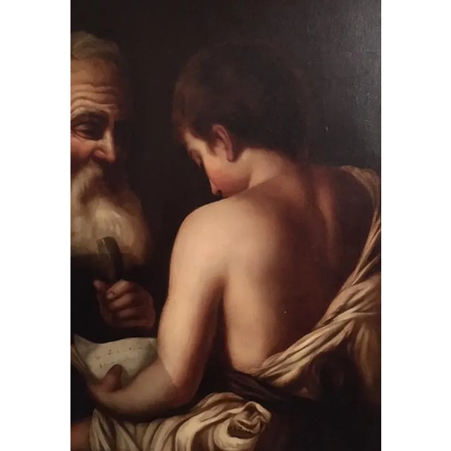 Ciro De Rosa, Youth and Wisdom, Italian School, 2007, Oil on Canvas, Framed For Sale - Image 4 of 7