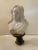 1970s Stone Female Bust on Base For Sale - Image 11 of 11