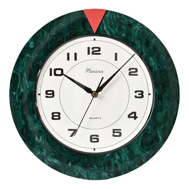 Postmodern Wall Clock from Sanina, 1990s For Sale