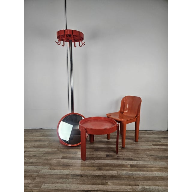 Space Age Coat Hanger in Plastic and Steel by Dal Vera, 1970s For Sale - Image 3 of 18