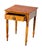 Traditional Antique 19th Century Sheraton New England Tiger Maple Work Table / Nightstand For Sale - Image 3 of 12