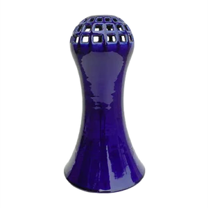 Vintage Blue Vase by Franco Bucci for Laboratorio Pesaro, 1962