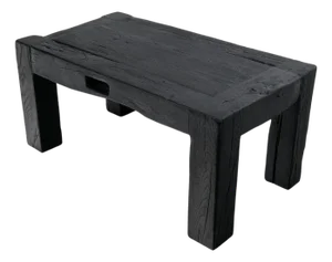 Reclaimed Charred Oak Table by Logniture