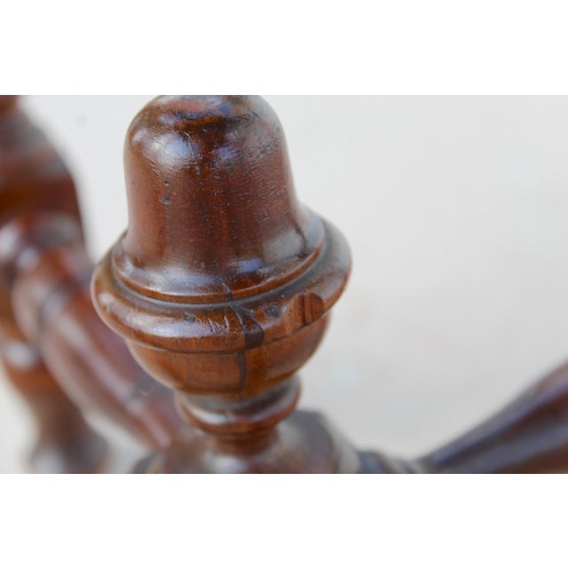 Elegant Early 20th Century Victorian-Style Flame Mahogany Library Table For Sale - Image 14 of 17