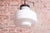 Mid-Century Modern Mid-Century Czech Chrome and Opaline Glass Pendant Light attributed to Lidokov, 1960s For Sale - Image 3 of 12