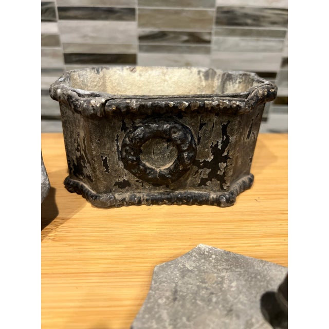 Mid 18th Century 18th Century, English Georgian Lead Tobacco Keeper - Horse Finial For Sale - Image 5 of 8