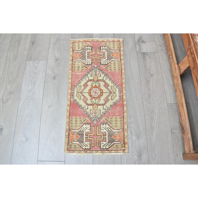 Low Pile Small Turkish Rug For Sale - Image 6 of 6