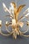 Hollywood Regency Gilt Calla Lily Chandelier attributed to Hans Kögl, 1970s For Sale - Image 11 of 15