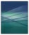 Wood Contemporary Abstract Oil, Acrylic and Silver Particles on Wood Panel Painting "Seascape (Indigo-Turquoise Green)" by Bernadette Jiyong Frank For Sale - Image 7 of 7