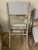 1940s Custom Refinished Cerused Solid Oak Mid-Century Transitional Dining Chairs - Set of 6 For Sale - Image 4 of 13