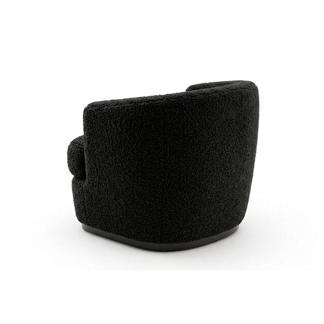 Not Yet Made - Made To Order Ancla Swivel Chair in Black by Moanne For Sale - Image 5 of 6