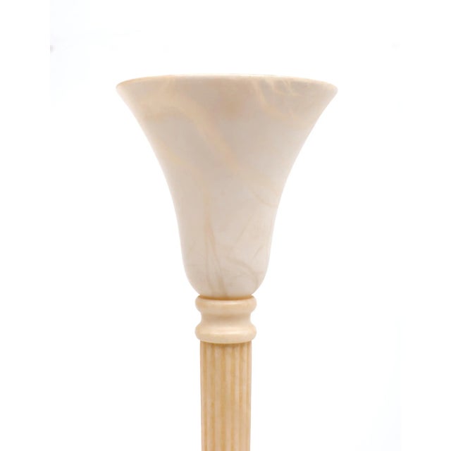 Classical Greek Alabaster Table Lamps, Spain, 1970s, Set of 2 For Sale - Image 6 of 10