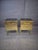 Metal Modern Style Brass and Glass Bedside Tables - a Pair For Sale - Image 7 of 7