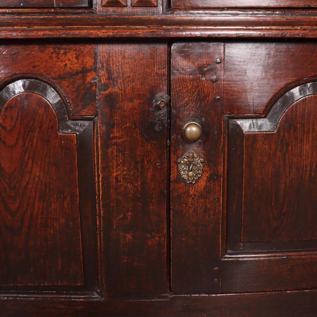 Brown English Oak Dresser Base For Sale - Image 8 of 13