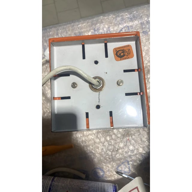 Fantastic large and small pair of designer wall or ceiling lights; Athena lighting company; they are marked underneath...