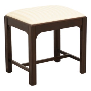 Salem Square Mahogany Chippendale Bench Footstool - A For Sale