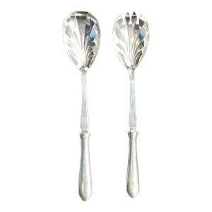 1960s Sterling Silver Salad Serving Set- 2 Pieces