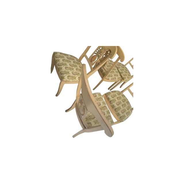 Late 20th Century Ethan Allen Legacy Collection Pineapple Back Dining Chairs Set of 6 For Sale - Image 11 of 13