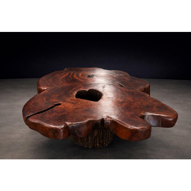 Monumental “Denúncia” Table Crafted From Reclaimed Brazilian Wood, 1970s For Sale - Image 10 of 16