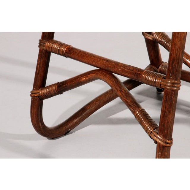 Mid-Century Bamboo Bar Stools from Horsnæs, Denmark, 1970, Set of 6 For Sale - Image 11 of 13