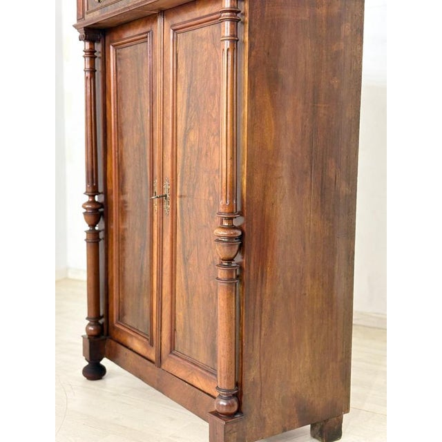 Antique Gründerzeit Cabinet in Wood, 1900 For Sale - Image 10 of 13