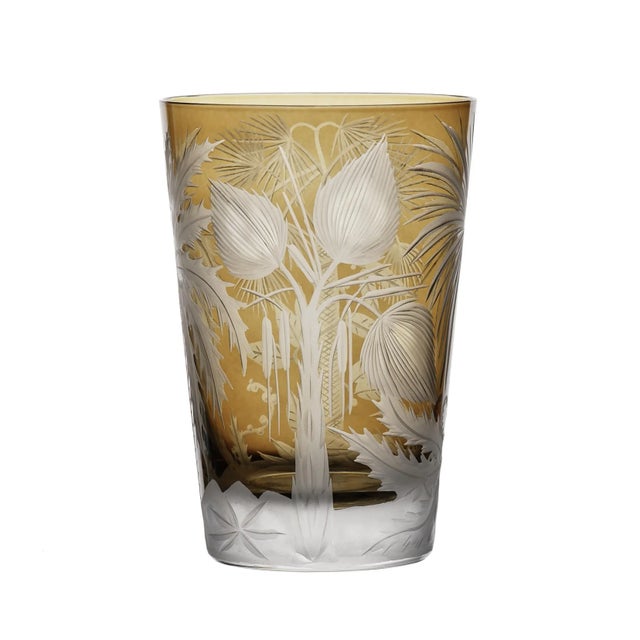 Artel ARTEL Primeval Palms Tumbler in Taupe - Set of 6 For Sale - Image 4 of 6