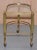 Mid-Century Brass & Glass Nesting Trolley Tables from Maison Bagues, France, Set of 3 For Sale - Image 16 of 18