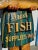 Vintage Sizzler Fishmonger Wooden SIgn For Sale In Los Angeles - Image 6 of 11