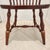Wood Vintage MCM Lambert Hitchcock Windsor Maple Gold Stenciled Fan Top Comb Back Chair For Sale - Image 7 of 9