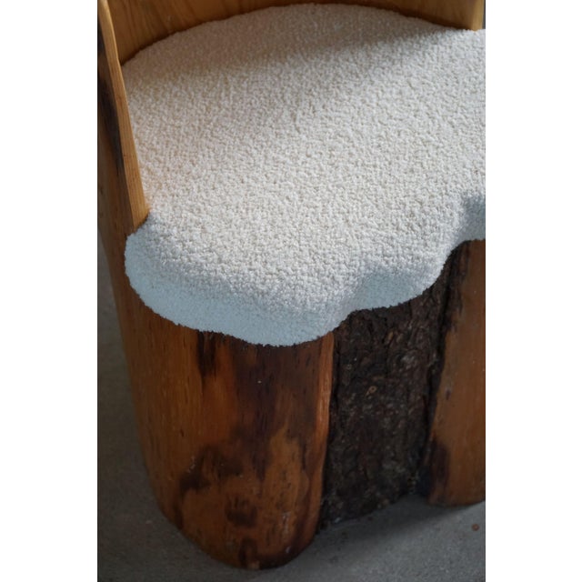 Scandinavian Modern Stump Dining Chairs, Sweden, 1980s, Set of 4 For Sale - Image 16 of 18