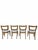 Heywood-Wakefield MCM Attributed Heywood-Wakefield Dining Chairs in Blonde Birch – Set of 4 For Sale - Image 4 of 10
