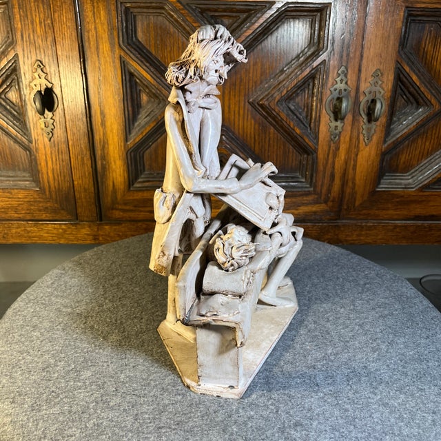 Ceramic 1970s Vintage Glazed Ceramic Pottery Sculpture by Dino Bencini Italy For Sale - Image 7 of 9