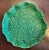 Green Antique Portuguese Majolica Pottery Green Cabbage or Lettuce Leaf Serving Dish For Sale - Image 8 of 11