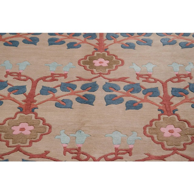 Vintage Indian Arts and Crafts Design Carpet - 8'9" X 11'9" For Sale - Image 10 of 12