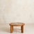 Brown French Elm + Ceramic Round Coffee Table by Maison Regain, 1960s For Sale - Image 8 of 11