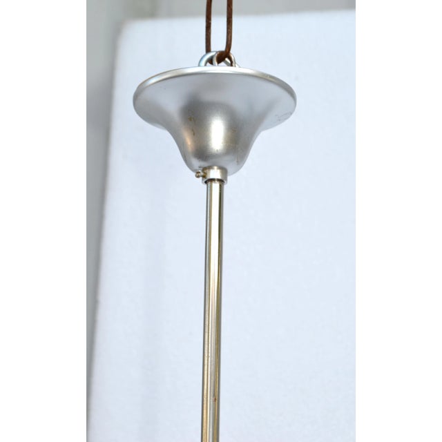 Kalmar Ice Chandelier Chrome & Crystal Glass Panels Mid-Century Modern Austria For Sale - Image 12 of 13