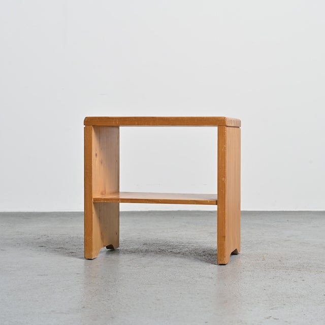 Wood Pine Nightstands from Les Arcs, France, 1975, Set of 2 For Sale - Image 7 of 11