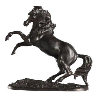 Bronze Prancing Horse Figurine For Sale