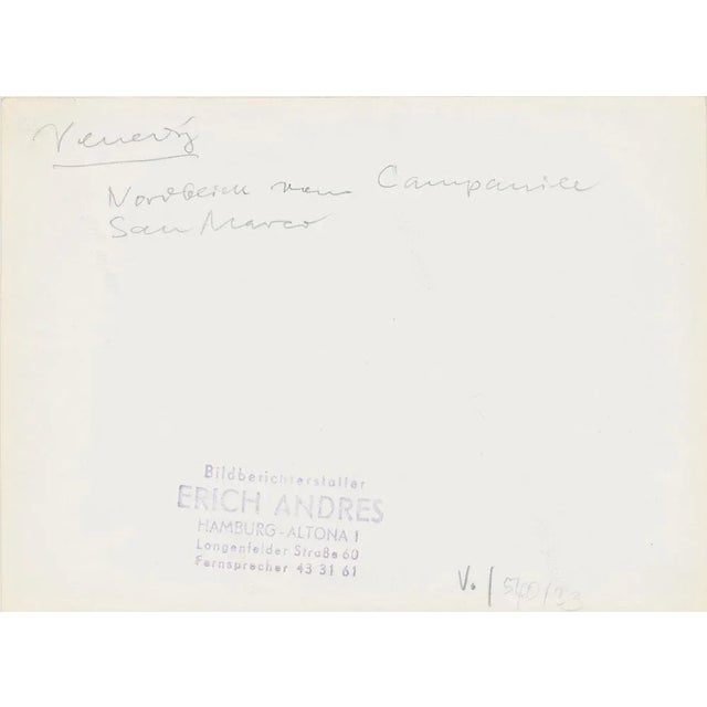 Venice-City, Italy, 1950s, Black & White Photograph For Sale - Image 4 of 5