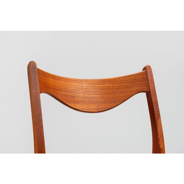 Teak Dining Chairs Glyngore by Arne Wahl Iversen, Denmark, 1960, Set of 6 For Sale - Image 11 of 17