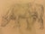 Heinrich Pforr, Cowherd, Brother August with Cow, 1920s, Pencil For Sale - Image 10 of 10