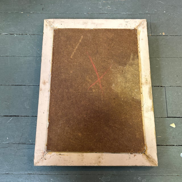 1970’s Original Impressionist Forest Waterfall Painting For Sale - Image 4 of 5