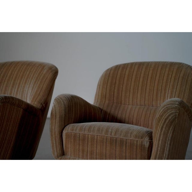 Pair of Danish Lounge Chairs, Denmark, 1940s For Sale - Image 14 of 16