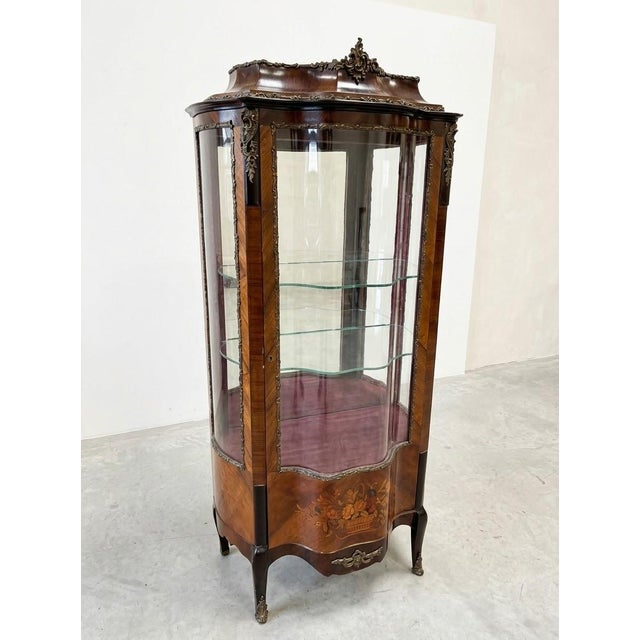Napoleon III Louis XV Display Cabinet, 1870 For Sale - Image 4 of 4