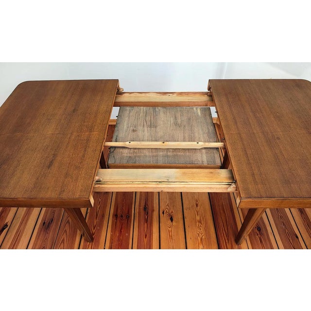 Czechoslovakian Extendable Table by J. Halabala for Jitona, 1960s For Sale - Image 11 of 18