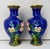 Vintage Cloisinne Vases, a Pair For Sale - Image 4 of 8
