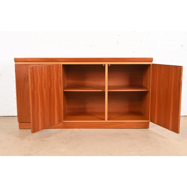 Brown Skovby Danish Modern Teak Sideboard or Bar Cabinet, Circa 1970s For Sale - Image 8 of 12